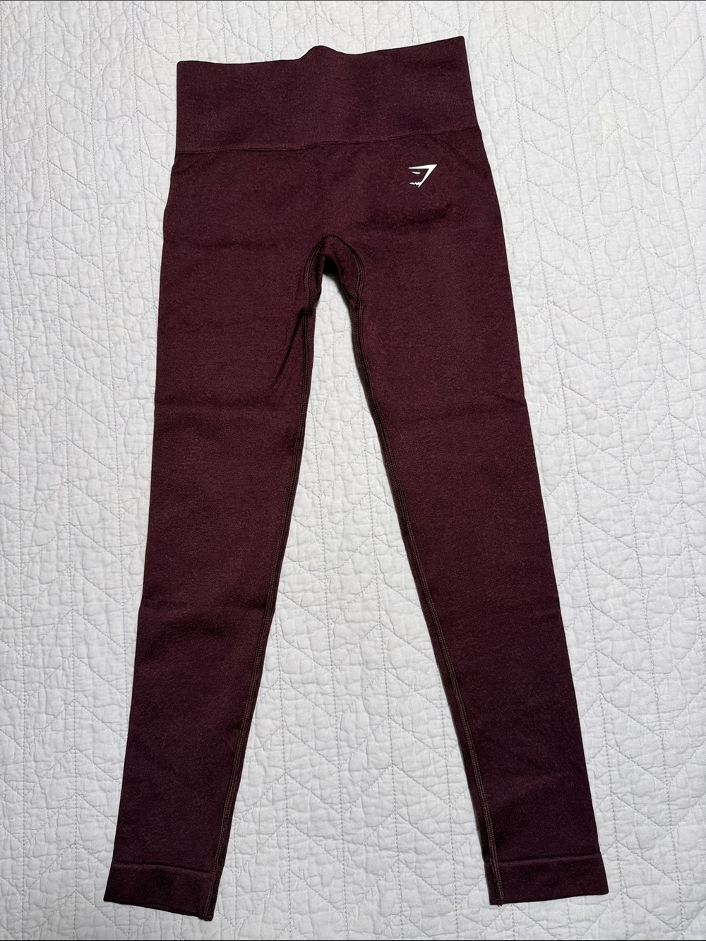 Gymshark Kids High-Waist Maroon Leggings